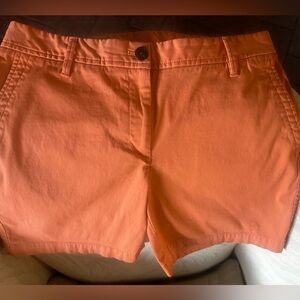 Talbots Relaxed Chino Orange Shorts
